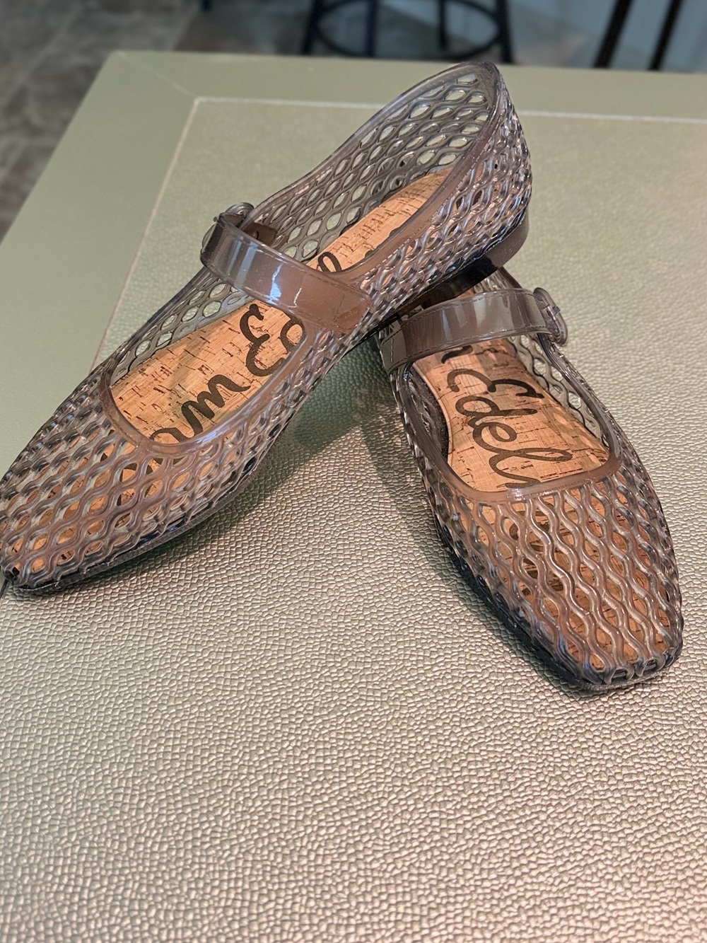 Sam Edelman Mary Jane Jelly Flats